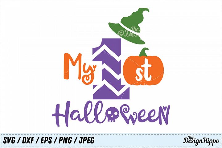 My 1st Halloween SVG, First, 1st Halloween SVG, Baby SVG PNG