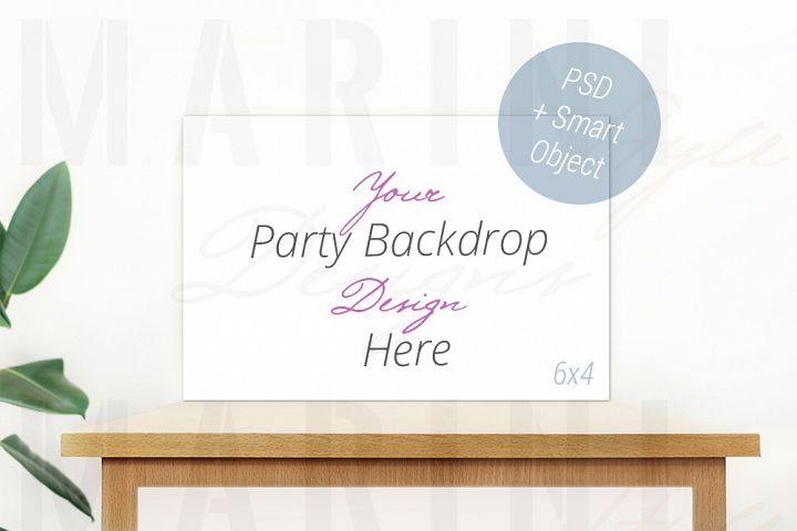 Download Party Backdrop Mockup, Dessert Table Backdrop Mockup, 796 (208247) | Mock Ups | Design Bundles