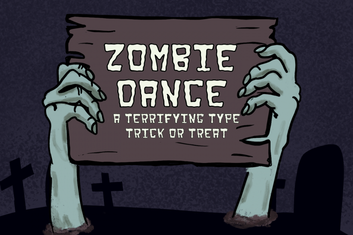Zombie Dance - A terrifying type trick or treat!