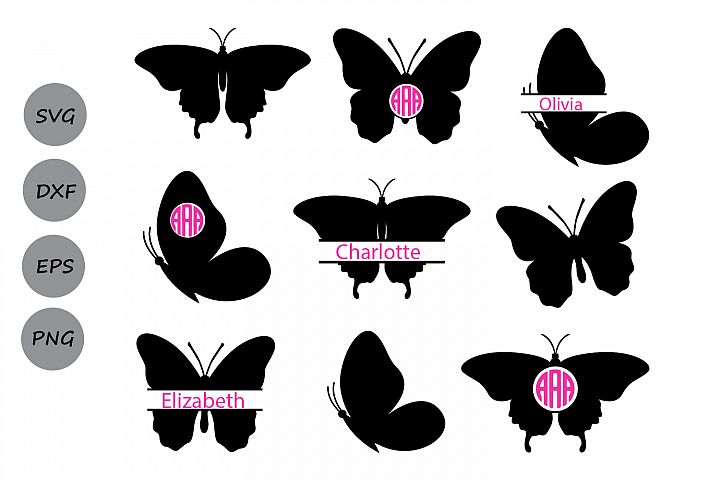 Free Free 54 Butterfly Monogram Svg Free SVG PNG EPS DXF File