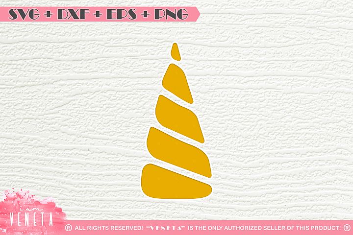 Unicorn Horn | SVG DXF EPS PNG | Cutting File