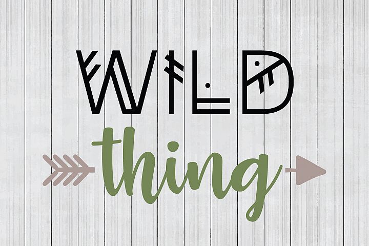 Download Wild Thing SVG,Tribal SVG, DXF File, Cuttable File