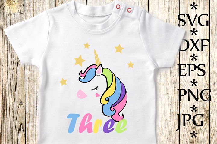 Download 3rd birthday Svg,Unicorn Birthday Svg,Unicorn Svg (91456 ...