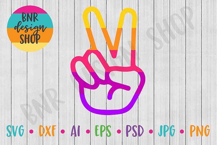 Peace SVG, Hippie SVG, SVG, DXF