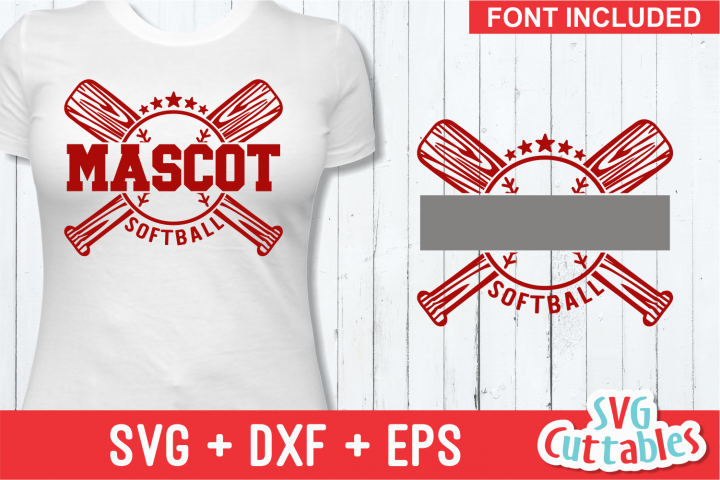 Download Softball Svg Template 005 Svg Cut File 90242 Cut Files Design Bundles