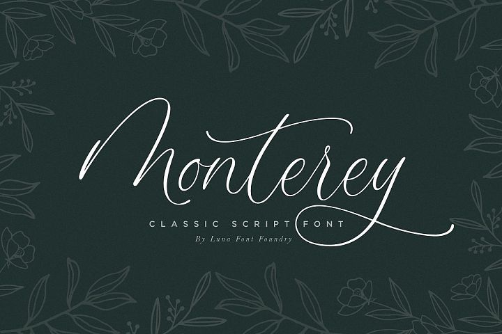 Monterey Script Font