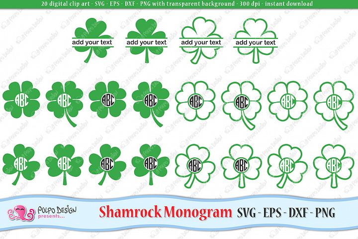 Download Shamrock Monogram SVG