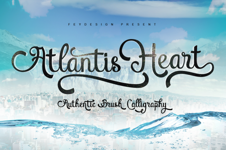 Atlantis Heart - Free Font of The Week