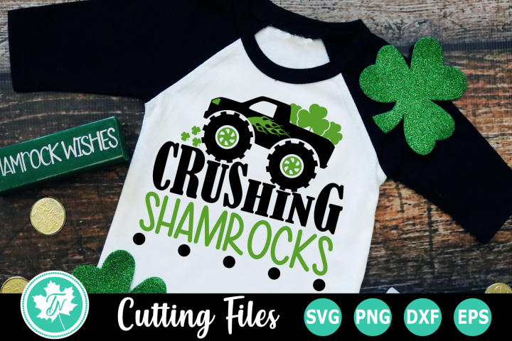 Download Crushing Shamrocks - St Patricks Day SVG Cut File