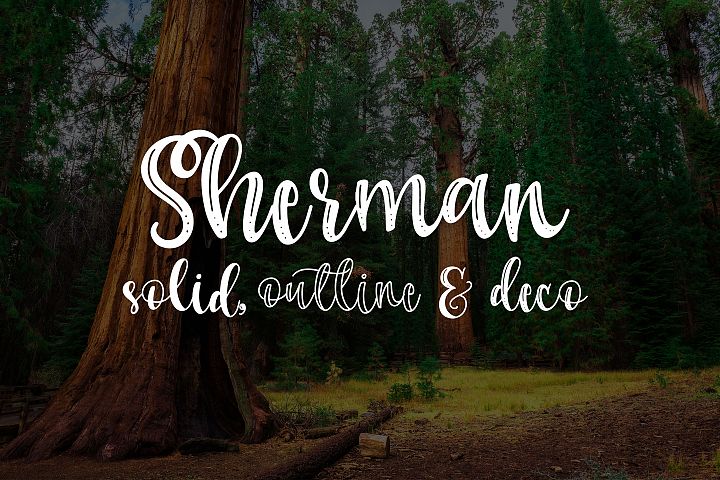 Sherman Trio - Free Font of The Week