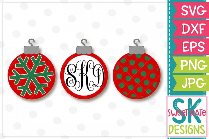Christmas Ornaments SVG DXF EPS PNG JPG (172942) | SVGs | Design Bundles