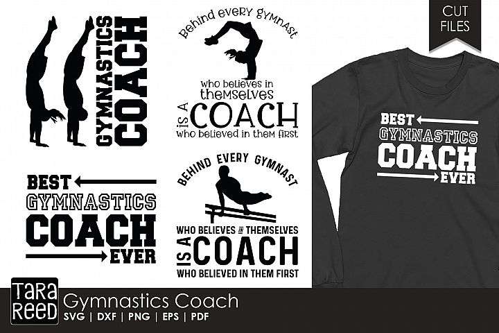 Gymnastics Coach - Gymnastics SVG and Cut Files for Crafters