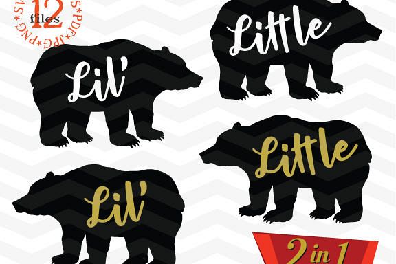Download Little bear - Lil' bear SVG - Bear svg - Baby bear svg
