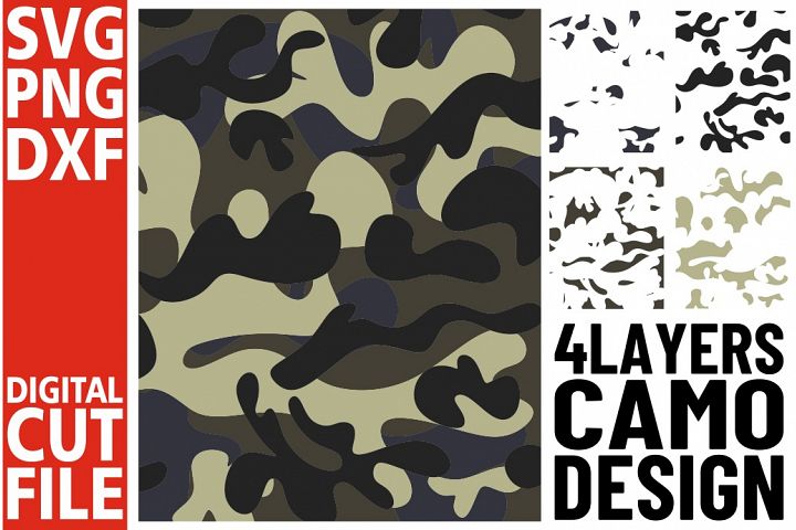 Download 4x Woodland Camo Background svg,Army Camouflage, Military ...