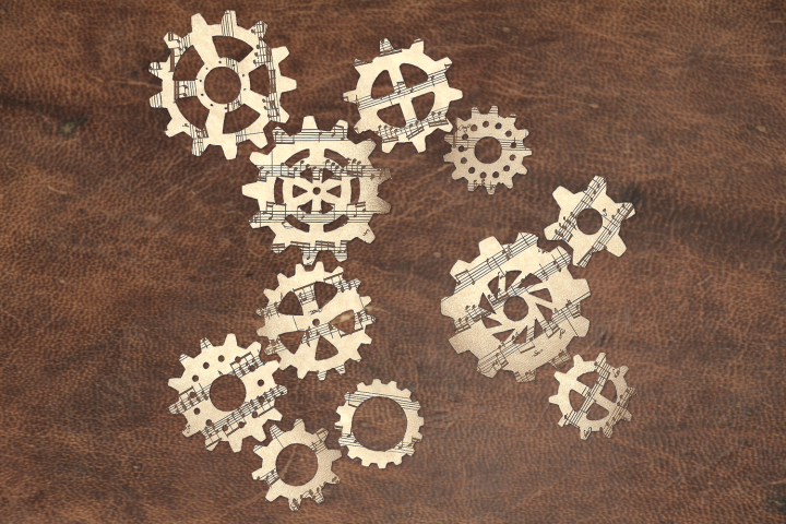 Download Steampunk Gear Set SVG Design (168614) | Cut Files | Design Bundles