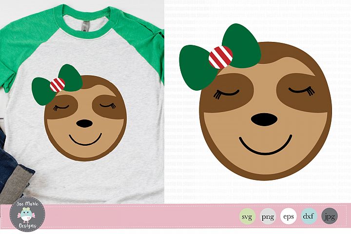 Download Girl Christmas sloth svg, Christmas svg files (295171 ...