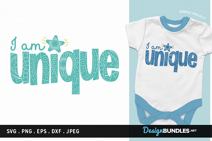 Download Free SVGs download - I am Unique - svg cut file, printable ...