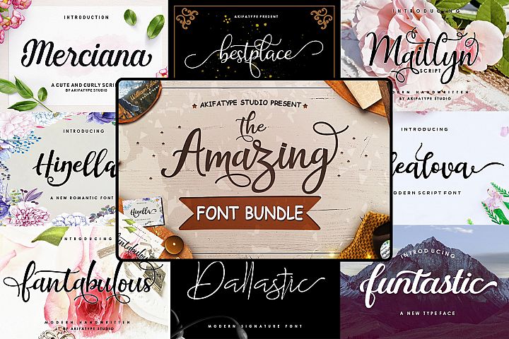 The Amazing Font Bundle - Vol I