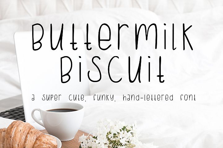 Buttermilk Biscuit Hand-lettered Sans Font