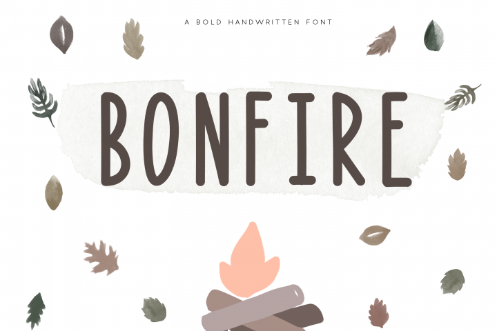 Bonfire - A Bold Handwritten Font - Free Font of The Week
