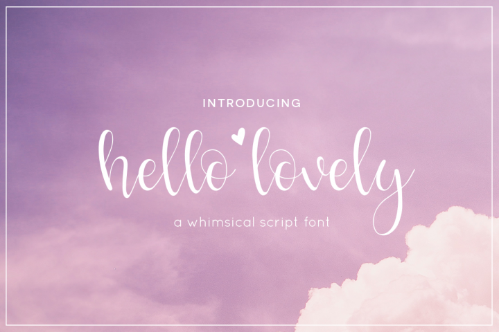 Hello Lovely Font - Free Font of The Week