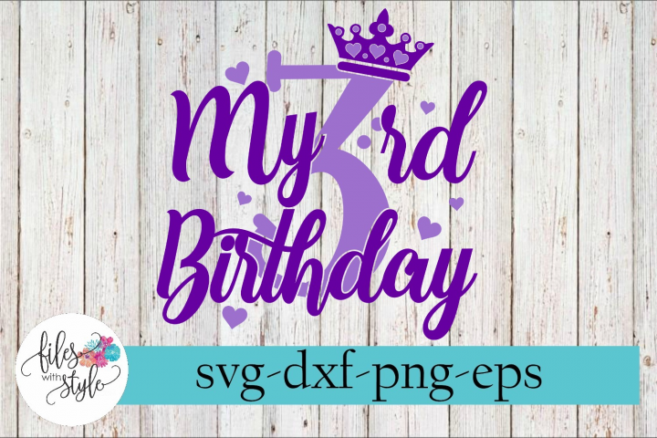 Download My 3rd Birthday Party Diva SVG Cutting Files (230996 ...