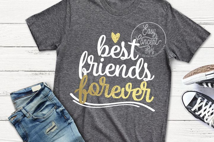 Best friends forever SVG, friends SVG, (91409) | SVGs ...