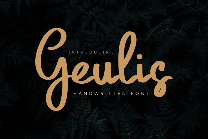 Geulis Stylish Font