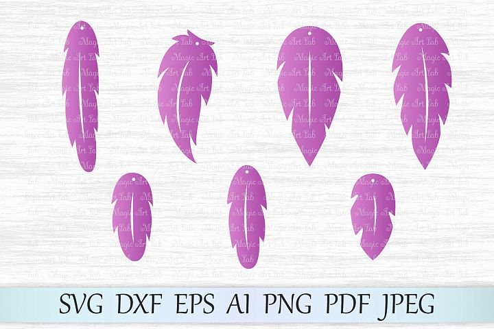Free Free 158 Faux Leather Feather Earrings Svg Free SVG PNG EPS DXF File