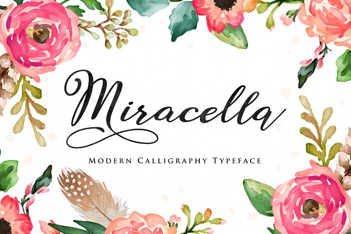 Miracella Script (Intro 30% off) - Free Font of The Week