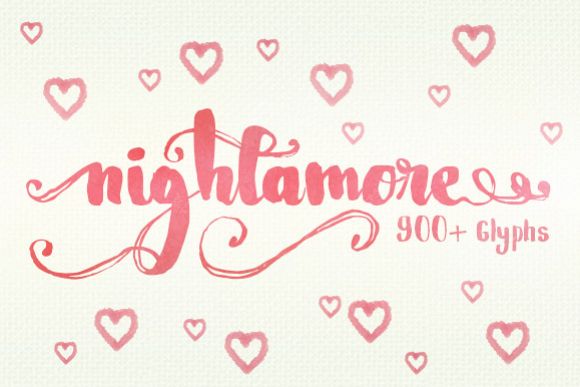Nightamore - Free Font of The Week