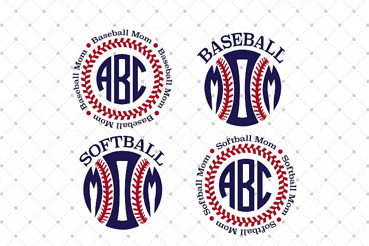 Download Baseball Mom SVG Cut Files