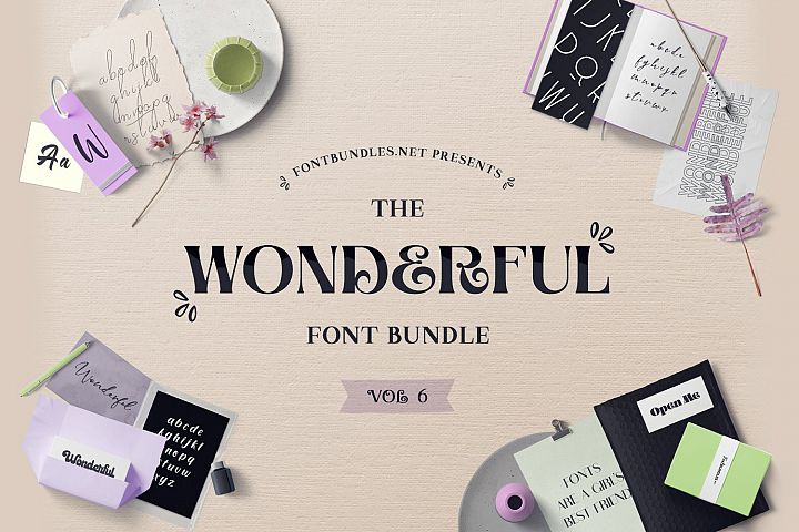 Download The Brilliant Font Bundle Volume 6 Designbundles