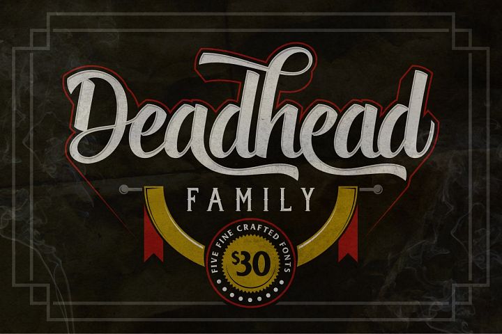 Deadhead Typeface Family - Free Font of The Week