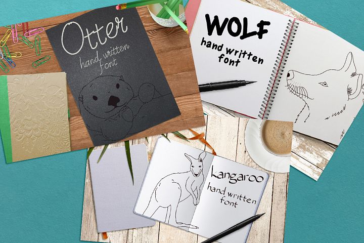 Font No.4, No.5 and No.6