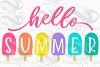 Download Hello Summer popsicles svg and png, Summer svg popsicles svg