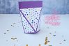Self closing box, self-closing box, pdf gift box template