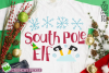 South Pole Elf Christmas SVG
