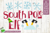 South Pole Elf Christmas SVG