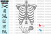 Download Xray Maternity SVG, Baby Skeleton Halloween Maternity SVG ...