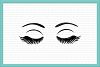 Download Eyelashes Makeup svg Cutting file
