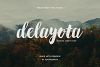 Delayota Script (862) | Script | Font Bundles