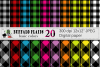 Buffalo Plaid Basic Colors Digital Paper (43039) | Backgrounds | Design ...