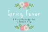Spring Fever - A Handwritten Font (227891) | Regular | Font Bundles