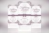 vintage luncheon ticket template 5383 card making design bundles