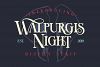Walpurgis Night (54832) | Regular | Font Bundles