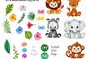 Safari baby animals, svg files for cricut, clip art