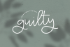 Guilty - A Handwritten Script Font (172725) | Script | Font Bundles