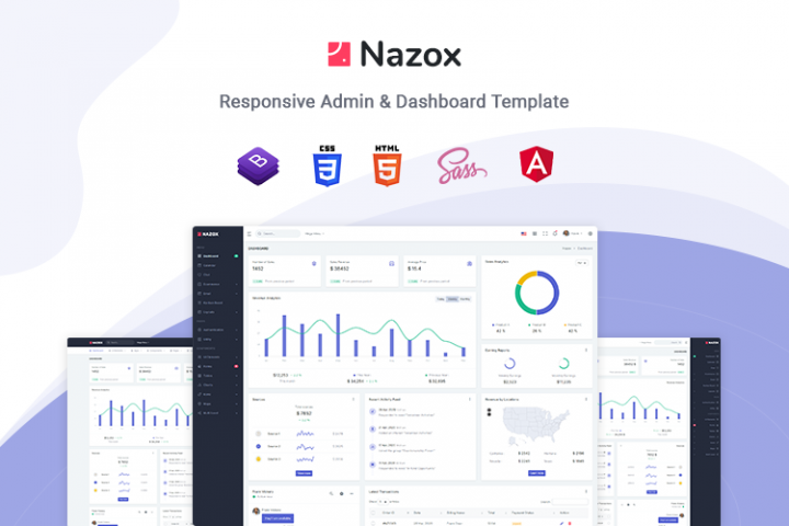 Nazox - Angular 10 Admin & Dashboard Template