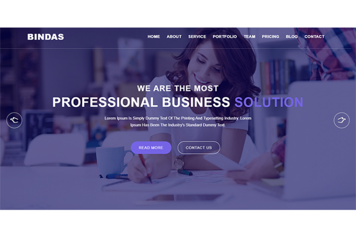 Business Website Landing Page Template